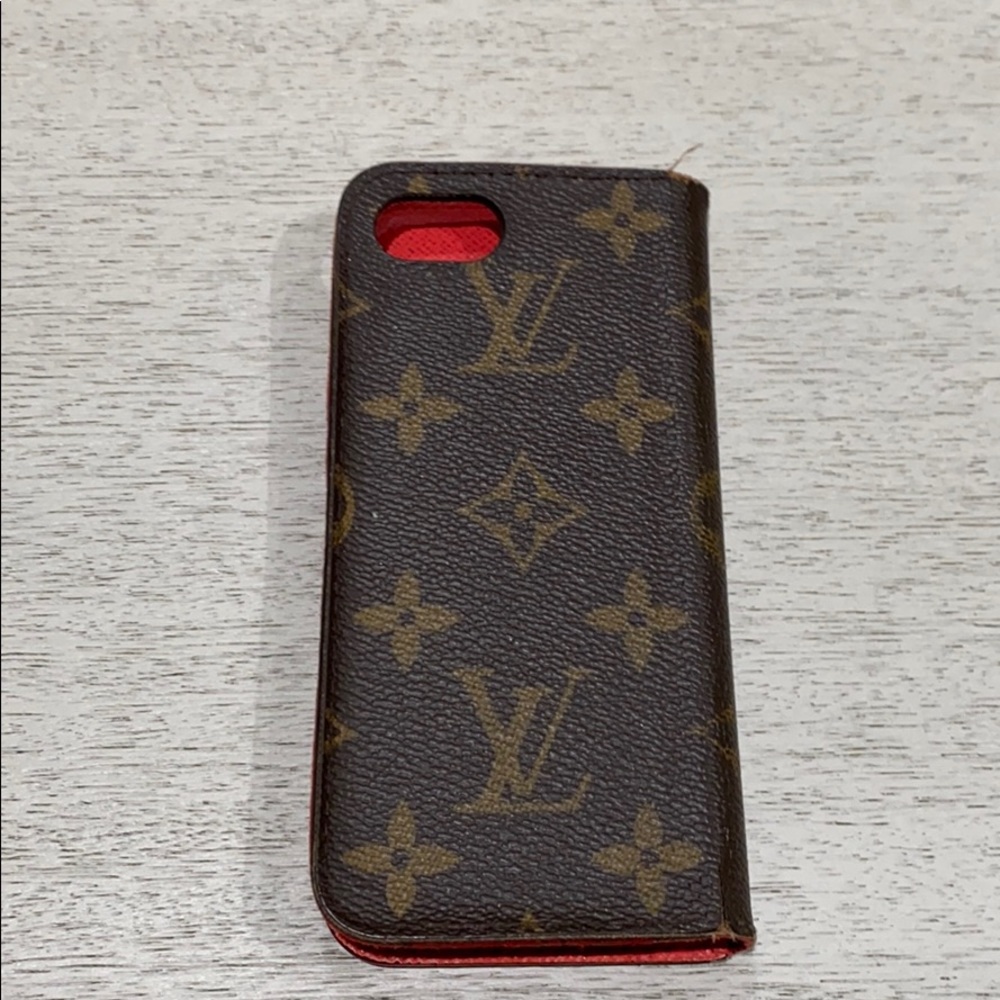 Louis Vuitton Folio Case iPhone 7 Red